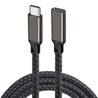 Meistverkauftes USB3.2 USB-C Verlängerungskabel 1m 2m 3m 5m Anpassbare Länge 100W 20Gbps 4K 60HZ