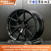 Jantes forgées GUDE personnalisées en satin/noir mat de 17 à 23 pouces VS5RS pour BMW M2 M3 M4 M5 Audi A3 A4 Q3 SQ5 S5 RS5 RS6 Mercedes Lexus