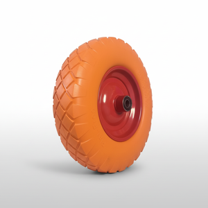 <span class=keywords><strong>Pneu</strong></span> de <span class=keywords><strong>brouette</strong></span> en mousse PU 4.00-<span class=keywords><strong>8</strong></span> avec jante en plastique, léger, roue en mousse PU de <span class=keywords><strong>400</strong></span> mm pour chariot industriel et chariot à plateforme - Product Image 1