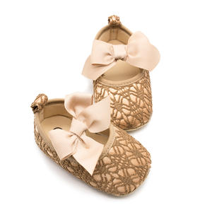 Chaussures brodées de ballerine pour bébé fille, à gros nœud, jolies chaussures légères, de printemps et d'été, pour nourrisson, robe de poussette - Product Image 4