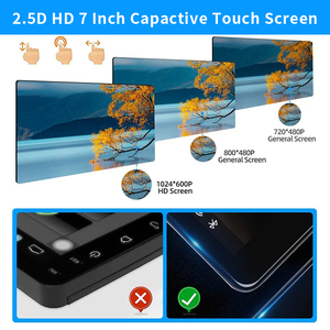 เครื่องเล่น MP5 แบบพกพาไร้สาย รองรับ Mirror Link, ระบบนำทาง, Bluetooth, FM, ถ่ายโอนข้อมูล, Carplay และ Android Auto - Product Image 5