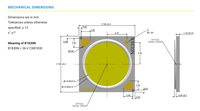 Nouveau module LED COB CXB1830 original de la série CXB1830, taille SMD1818, 36V 1400mA, puissance maximale 50W, pour éclairage de culture