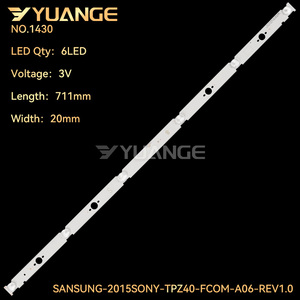 Bande de lampe de rétroéclairage TV LED pour SANSUNG-2015SONY-TPZ40-FCOM-A06-REV1.0 pour <span class=keywords><strong>SONY</strong></span> KDL-40W650D pour 40 <span class=keywords><strong>pouces</strong></span> LCD TV barre de rétroéclairage TV - Product Image 2