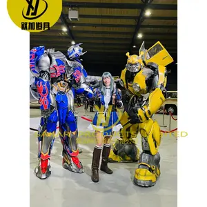Hete Verkoop 2.7M Volwassen Megatron Robot Kostuum Cosplay Kostuum Led Robot Kostuum
