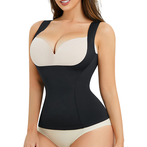 Body Reductor de Cintura Elástico para Mujer, Talla Grande, Transpirable, con Orificios, Control Abdominal, Top Ventas - Product Image 1
