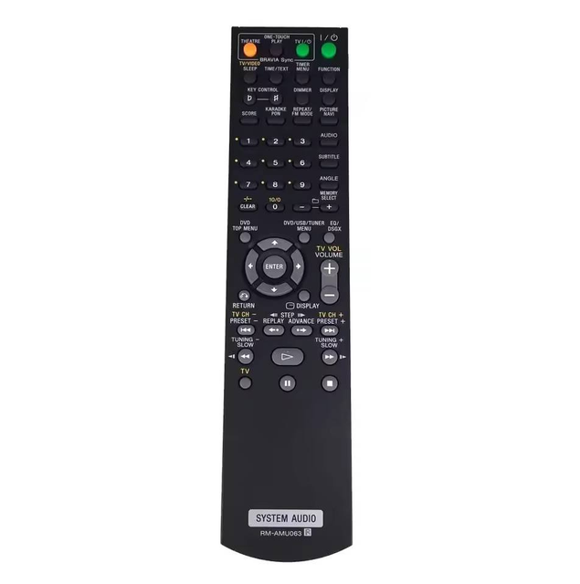 New RM-AMU063 Fixed Plastic Remote Control for System Audio CMT-DH50R CMT-DH70SWR SS-CDH50R HCD-DH50R HCD-DH70SWR 8 Meter