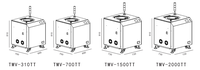 Im Angebot: TMV-2000TT Einstellbarer Vakuum-Planetenmischer für Epoxidharz mit 2L Kapazität und Getriebemotor