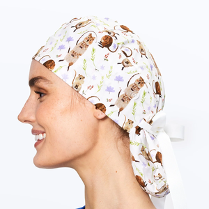 Custom Size Knitted Cotton Surgical <b>Cap</b> For Hospital Quick Dry Breathable Custom Logo Unisex Medical <b>Scrub</b> <b>Cap</b> - Product Image 4