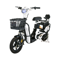 Vélo Électrique de Banlieue, Scooter Moped, Pneus à Vide de 16 à 22 Pouces, Vélo Électrique à 2 Places pour Adultes