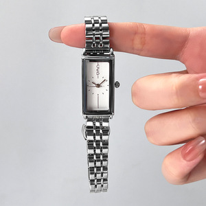 Reloj de Mujer de Lujo, Personalizado, de Alta Gama, con Correa de Acero Rectangular, Estilo Vintage, de Cuarzo - Product Image 1