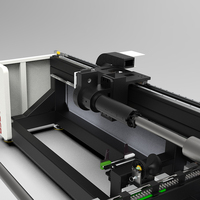 Machine de découpe laser de métal CNC, découpeuse laser à fibre avec système d'alimentation semi-automatique pour la découpe de tubes, de tuyaux et de profilés métalliques