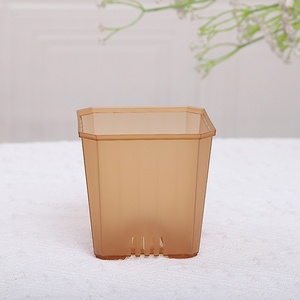 Maceta Minimalista para Bonsái y Suculentas, de Plástico, con 6 Orificios, Multicolor, para Escritorio - Product Image 6