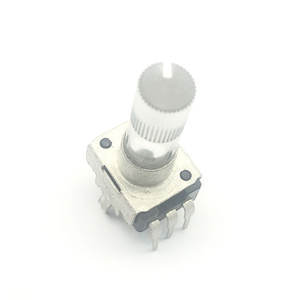 Potenciômetros Rotativos de Filme de Carbono com Eixo de Plástico de 9mm de Alta Qualidade Mingjia, Marcador de Linha Branca, Resistência Isolada 1k~1M, Reostatos - Product Image 5