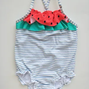 200pcs Low moq Girl's Swimwear UV-protection with Watermelon Prints and Application