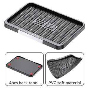 Support de téléphone pour <span class=keywords><strong>voiture</strong></span> antidérapant et antidérapant pour tableau de bord Tapis adhésif en PVC pour tableau de bord Support de téléphone portable pratique pour voitures - Product Image 3
