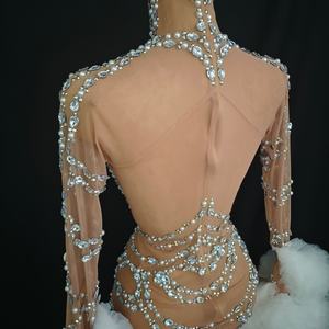 Nouvelle <span class=keywords><strong>robe</strong></span> <span class=keywords><strong>de</strong></span> bal tendance pour femmes, sans bretelles, avec des perles, en satin, maxi, traîne, pour fête d'anniversaire - Product Image 6