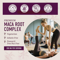 Gummies d'extrait de Maca naturel OEM/ODM : Soutien énergétique et vitalité pour la croissance musculaire chez l'adulte