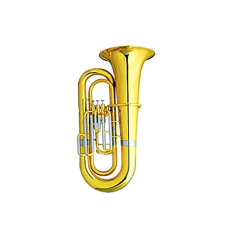 2018 Populaire 3 Zuiger Wind Instrument Trading Dubbele Tuba