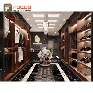 Modern Retail Project Chrome Metal Display Rack Oem Service Fashion Store - Product Image 1