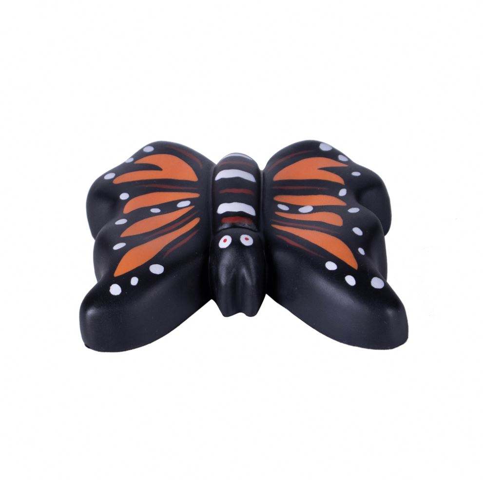 Unisex Butterfly Shape PU Foam Stress Ball Squeeze Toys for Kids Aged 5 to 7 Years