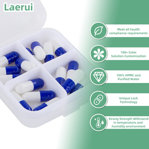 Laerui Nhà Máy Tùy Chỉnh Chất Lượng Cao Hpmc Gelatin Vỏ Viên Nang 100 + Màu Sắc Giải Pháp Ăn Được Halal Rỗng Viên Nang Tách - Product Image 5