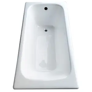 drop in bathtub in 1500mm long cast iron soaking bathtub for bathroom