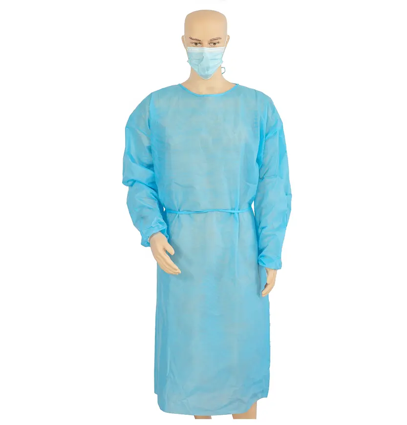 Abiti isolanti per indumenti protettivi medici monouso all'ingrosso camice chirurgico Sterile SMS impermeabile