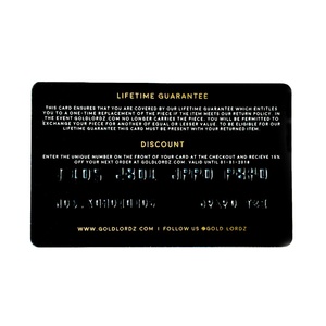 Carte de visite personnalisée Google Review Instagram <span class=keywords><strong>Tiktok</strong></span> NFC Impression UV Carte de code QR en plastique Carte de crédit professionnelle en PVC avec relief - Product Image 2
