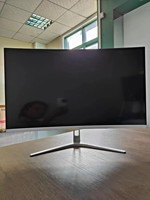 Moniteur d'Ordinateur Intelligent LED à Bords Étroits Écran IPS Full HD 24 Pouces, Écran Incurvé 23.8 Pouces
