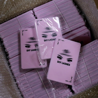 Emballage personnalisé avec logo, cils en grappes DIY, cils segmentés thermocollés, fournisseur de cils, volume 30D 40D 50D
