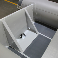 3.6m Zhenbo Double Decker Double Cabines Aluminium Rib Boat Hypalon/Pvc Pliable Rib Boat ZB-AL-360C