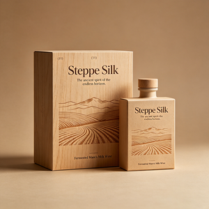 Conteneur professionnel OEM ODM en carton avec couvercle amovible et base, revêtement UV, pour vin de Kummis traditionnel fermenté de la <span class=keywords><strong>Route</strong></span> de la Soie - Product Image 3