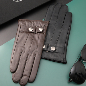 Guanti in vera pelle invernali Touch Screen di moda a buon mercato - Product Image 2