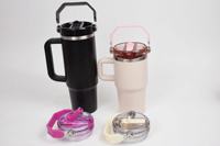 Bec amovible chaud sans BPA 14oz 20oz 30oz gobelet de voyage 30oz ProTour gobelet en paille à rabat détachable étanche avec couvercle à poignée