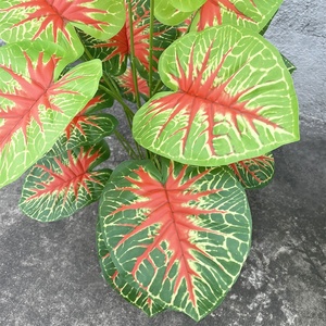 Bán Sỉ Cây Lá Nhiệt Đới Lớn Cây Cảnh Giả Hình Quái Vật Thường Xanh Bằng Nhựa Trong Chậu Để Trang Trí Sân Vườn Văn Phòng Tại Nhà - Product Image 2