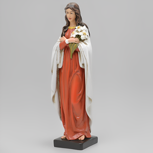 Estatuas Religiosas de la Virgen María Santa María Goretti en Resina, Figuras Católicas para Regalo del Día de la Madre, Modelo <span class=keywords><strong>Lourdes</strong></span> - Product Image 3