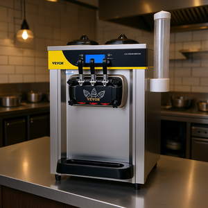 Máquina de Helados Comercial Vevor de 20L, Máquina de Helado Suave de 2200W con Enchufe Europeo, Modelo de Mostrador D0100HAX99G - Product Image 2