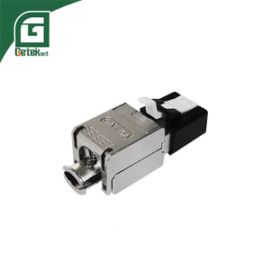 Conector RJ45 GETEKnet OEM, Metálico, 8P8C, Cat6a, Ethernet, FTP, Sin Herramientas, <span class=keywords><strong>Cat</strong></span> <span class=keywords><strong>6a</strong></span>, 6 Pasos, Conector RJ45 de Transmisión Directa - Product Image 2