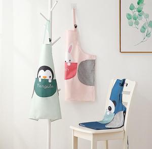 Tạp Dề Lau Tay Nhà Bếp Chống Nước Và Dầu Hoạt Hình In Động Vật Túi Lớn Smock Tạp Dề Làm Việc Nhà Cho Người Lớn - Product Image 1