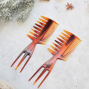 Peigne Afro à dents larges 3-en-1 multifonction pour coiffer les cheveux bouclés - Product Image 3
