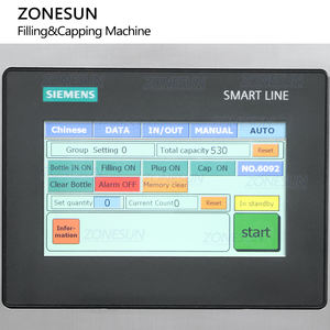 Zonesun ZS-AFCU1 אוטומטי מלא סימן עט מילוי מכונת מכסה עם unrambler - Product Image 3
