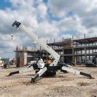 Guindaste Aranha Hidráulico de Esteira 6ton 8ton 10ton, Mini Guindaste de Construção