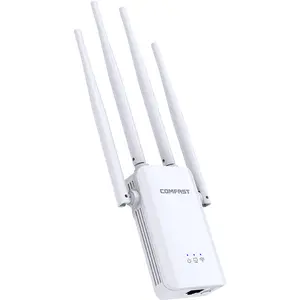 COMFAST CF-WR304S Fábrica 4 Antenas Wi-fi Impulsionador 2.4Ghz 300Mbps Wi-fi Repetidor Amplificador de Sinal