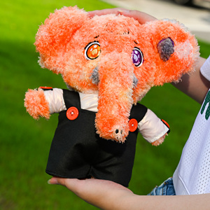 Fábrica <span class=keywords><strong>de</strong></span> juguetes <span class=keywords><strong>de</strong></span> animales personalizados, venta al por mayor, cómodo <span class=keywords><strong>elefante</strong></span> <span class=keywords><strong>de</strong></span> peluche supersuave, muñeco desmontable, decoración del hogar - Product Image 3