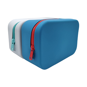 Women's Fashion Large Silicone Candy Pattern Crossbody Bag Waterproof Makeup <b>Case</b> Zipper Cosmetic Coin Purse for Brush Storage - Product Image 4