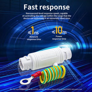 IP66 RJ45กลางแจ้ง POE กิกะบิตกันน้ำป้องกันไฟกระชากเครือข่าย5KA DC12V-57V สำหรับระบบกล้องวงจรปิด - Product Image 4
