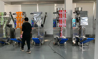 Pompe de remplissage automatique électrique à trois soudures latérales et soudure centrale pour boissons et aliments, pour sacs en plastique/feuille et sachets, avec moteur à vitesse variable, haute performance