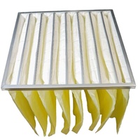 8 Poches 592*592*610mm 2600 m³ Par Heure Sac Synthétique Ventilation Filtres à Air F5 F6 F7 F8 F9 avec Cadre en Aluminium