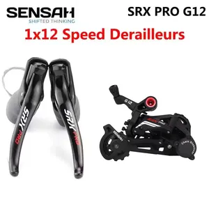 Grupo de Cambio SENSAH SRX PRO G12 1x12 Velocidades para Bicicleta de Carretera, Palanca de Cambios, <span class=keywords><strong>Desviador</strong></span> Trasero <span class=keywords><strong>12V</strong></span>, Bicicletas de Gravel, Ciclocross - Product Image 1