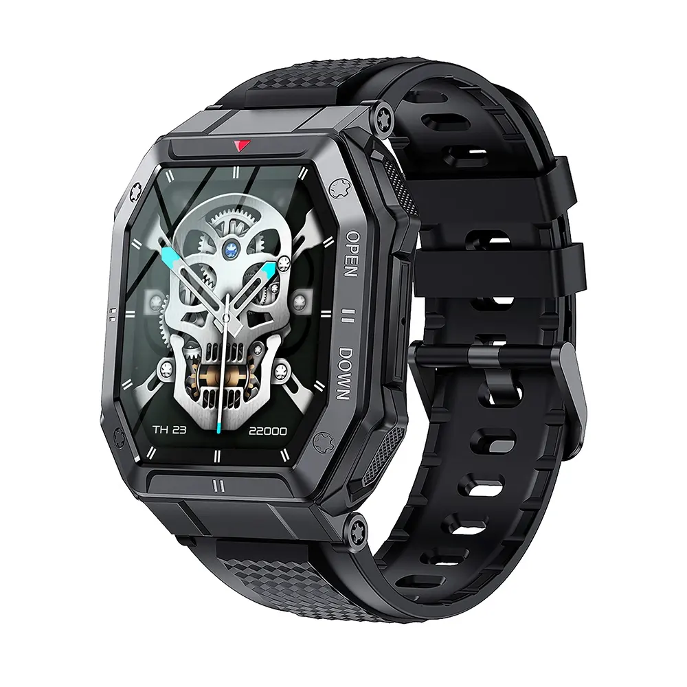 Reloj Inteligente K55 Смарт-часы 1,85 дюймов сердечного ритма 350 мА/ч, большая батарея часы для занятий спортом на открытом воздухе для мужчин